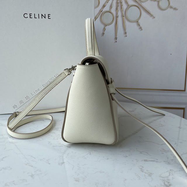 Celine女包 賽琳經典款中號女包 Celine belt bag 掌紋牛皮鯰魚包 189153  slyd2200
